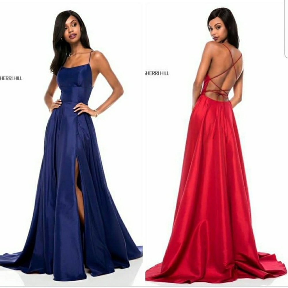 Sherri Hill 52022 Navy BRAND NEW